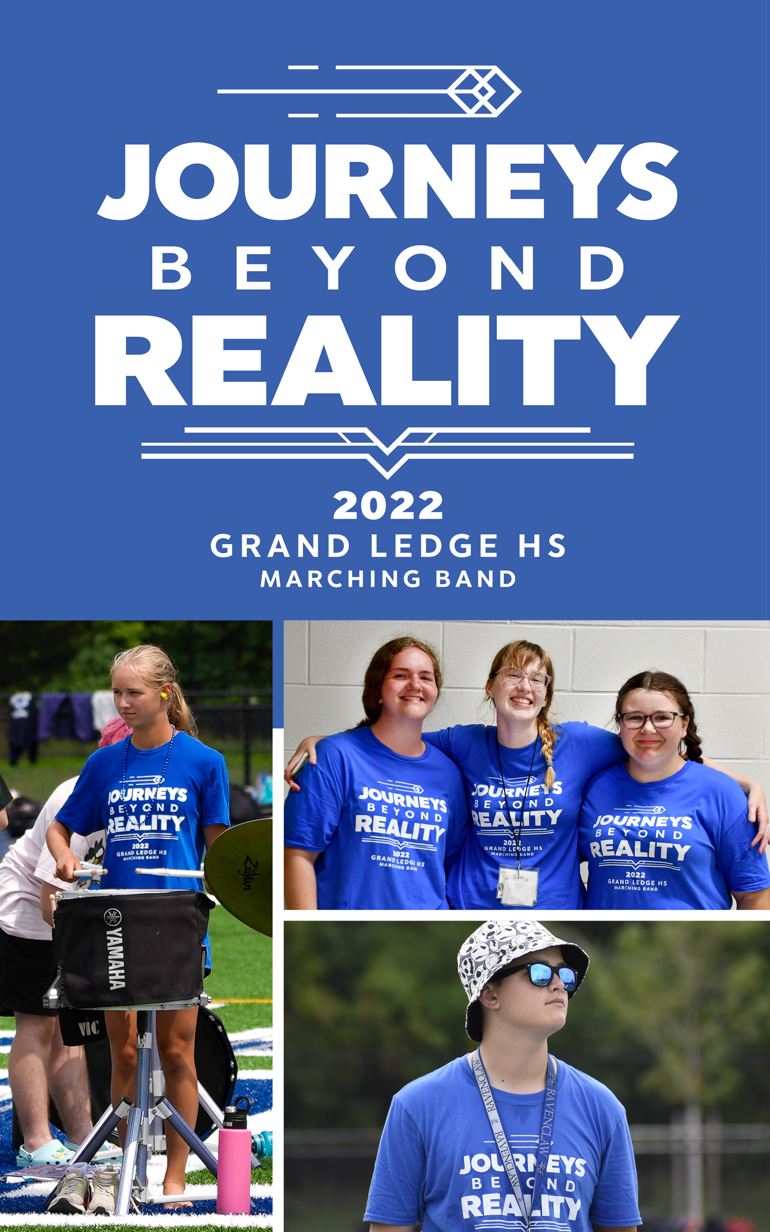 GLHS Marching Band show logo & shirt design, 2022
