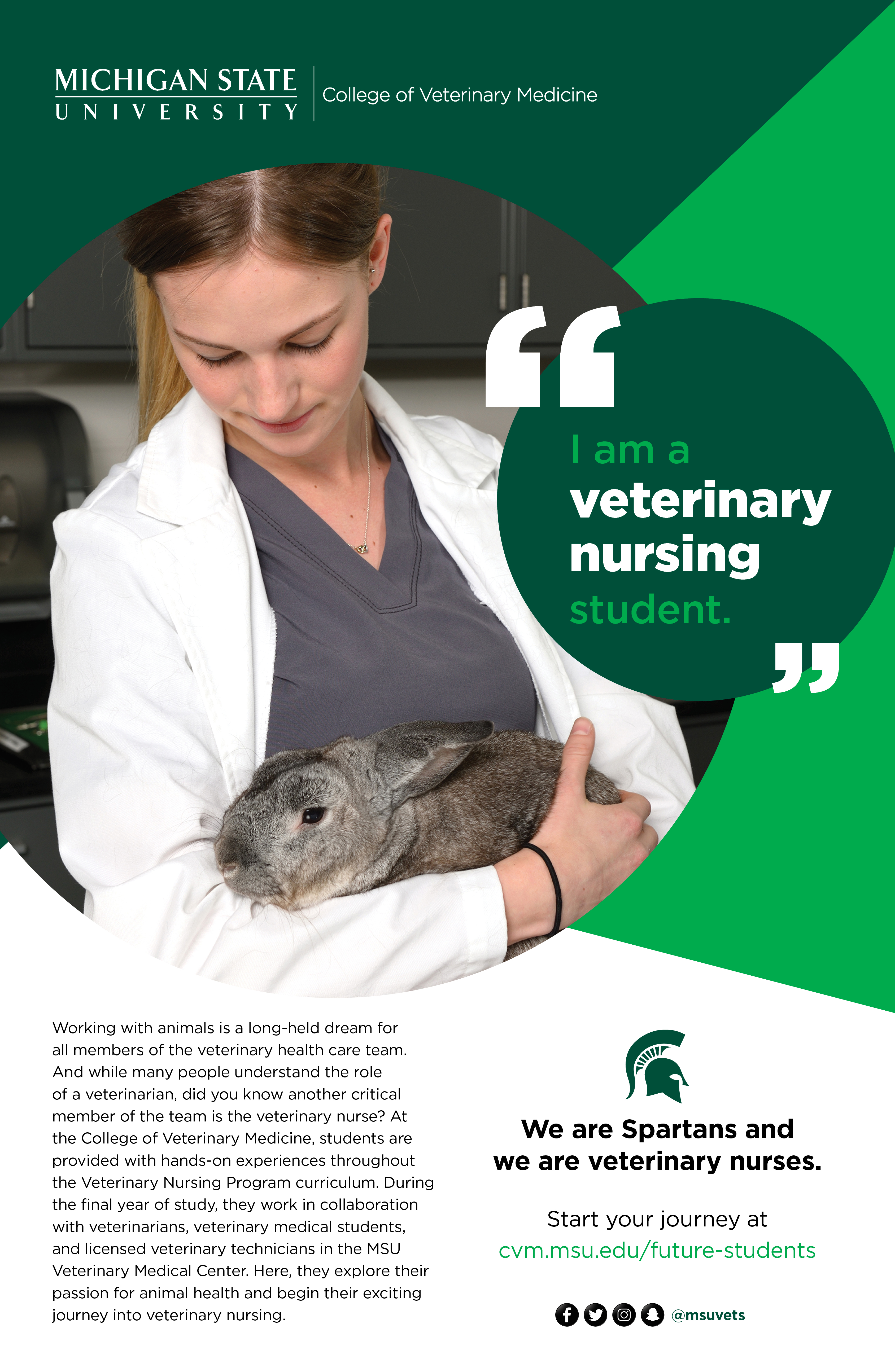 MSU Veterinary Nursing poster 2020