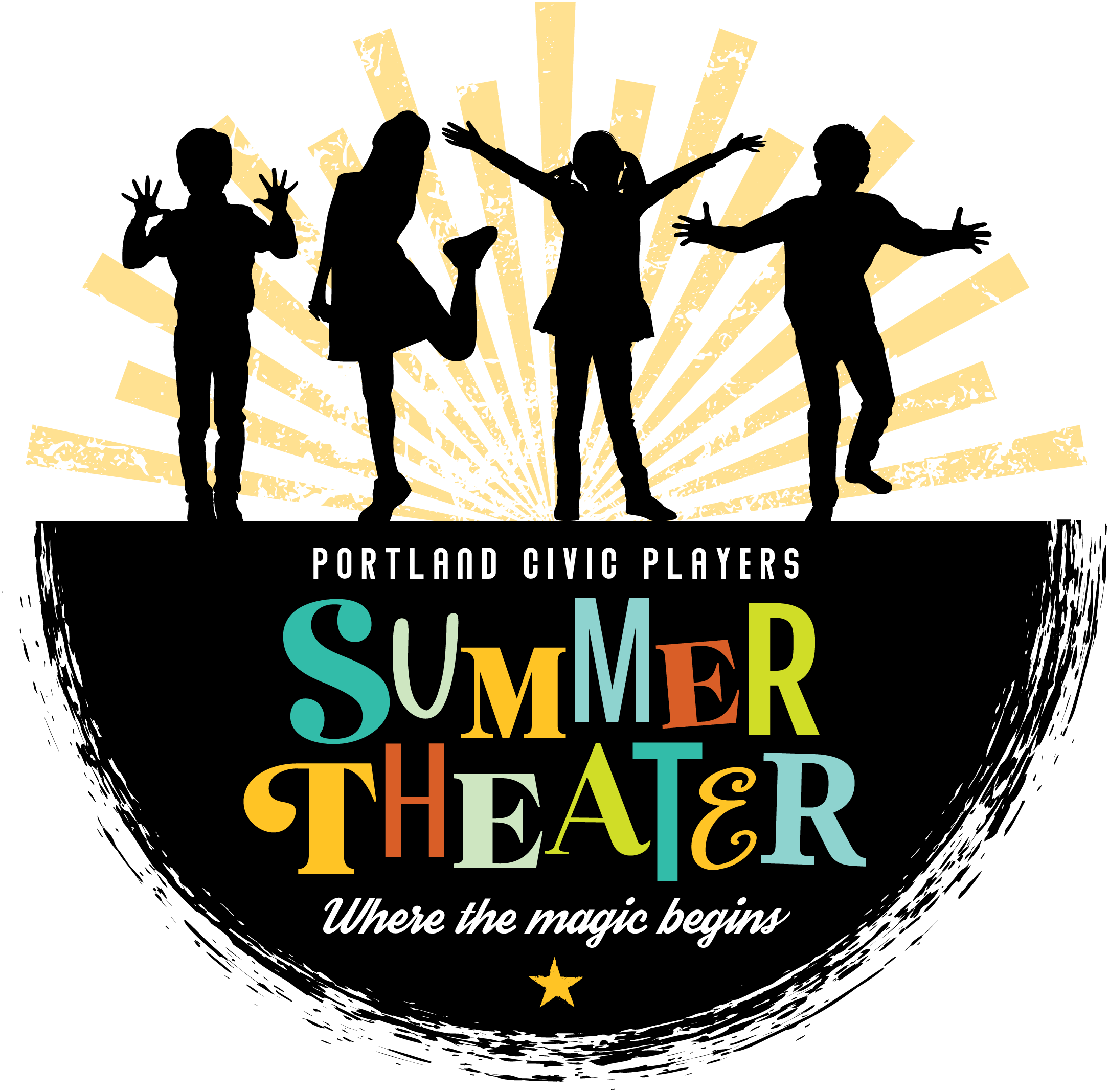 Logo design, Portland Civic Players